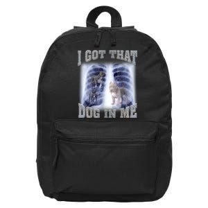 I Got That Dog In Me Xray Meme 16 in Basic Backpack