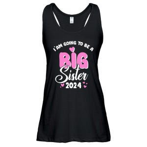 IM Going To Be A Big Sister 2024 Pregnancy Announcement Ladies Essential Flowy Tank