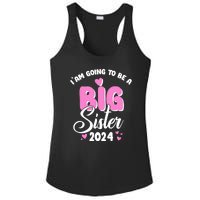 IM Going To Be A Big Sister 2024 Pregnancy Announcement Ladies PosiCharge Competitor Racerback Tank