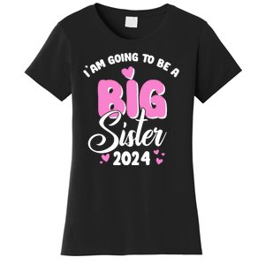 IM Going To Be A Big Sister 2024 Pregnancy Announcement Women's T-Shirt