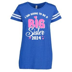 IM Going To Be A Big Sister 2024 Pregnancy Announcement Enza Ladies Jersey Football T-Shirt