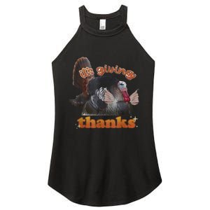 It’S Giving Thanks Turkey Thanksgiving Women's Perfect Tri Rocker Tank