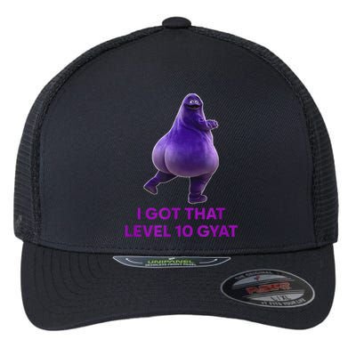 I Got That Level 10 Gyat Gyatt Meme Funny Meme Flexfit Unipanel Trucker Cap