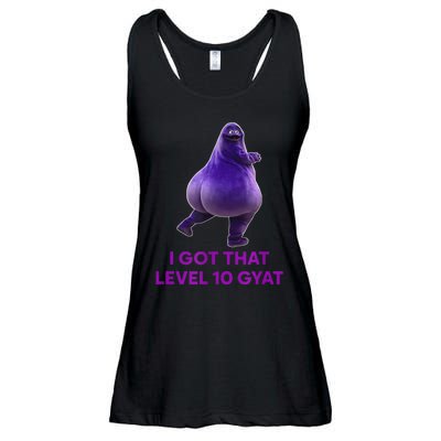 I Got That Level 10 Gyat Gyatt Meme Funny Meme Ladies Essential Flowy Tank