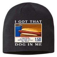 I Got That Dog In Me Funny Hot Dogs Combo Parody Humor Sustainable Beanie