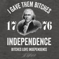 I Gave Them Bitches 1776 Independence Funny Bitches Love Independence Vector Backpack