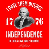 I Gave Them Bitches 1776 Independence Funny Bitches Love Independence 16 in Basic Backpack