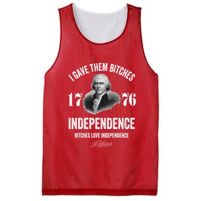 I Gave Them Bitches 1776 Independence Funny Bitches Love Independence Mesh Reversible Basketball Jersey Tank