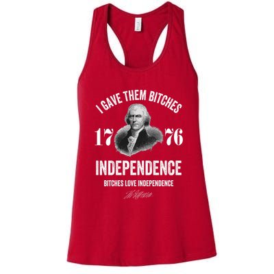 I Gave Them Bitches 1776 Independence Funny Bitches Love Independence Womens Tank Top