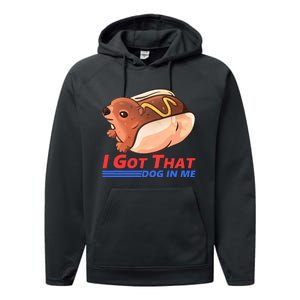 I Got That Dog In Me Hyrax Animal Cute Design Performance Fleece Hoodie