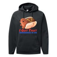 I Got That Dog In Me Hyrax Animal Cute Design Performance Fleece Hoodie