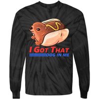 I Got That Dog In Me Hyrax Animal Cute Design Tie-Dye Long Sleeve Shirt