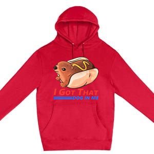 I Got That Dog In Me Hyrax Animal Cute Design Premium Pullover Hoodie