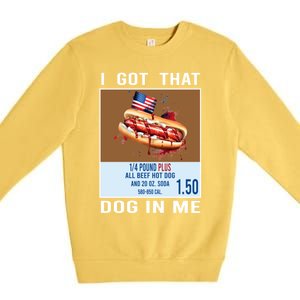 I Got That Dog In Me My Favorite Veteran Is My Dad Usa Flag Premium Crewneck Sweatshirt