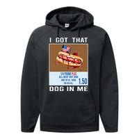 I Got That Dog In Me My Favorite Veteran Is My Dad Usa Flag Performance Fleece Hoodie