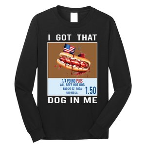 I Got That Dog In Me My Favorite Veteran Is My Dad Usa Flag Long Sleeve Shirt