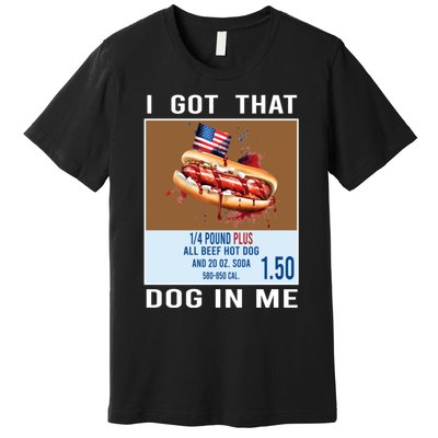 I Got That Dog In Me My Favorite Veteran Is My Dad Usa Flag Premium T-Shirt