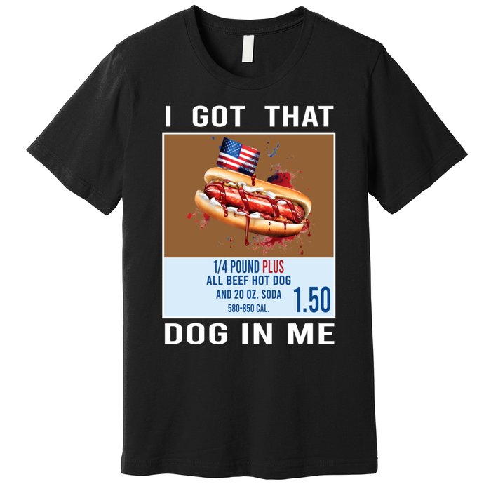 I Got That Dog In Me My Favorite Veteran Is My Dad Usa Flag Premium T-Shirt