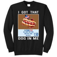 I Got That Dog In Me My Favorite Veteran Is My Dad Usa Flag Tall Sweatshirt