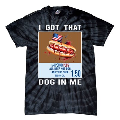 I Got That Dog In Me My Favorite Veteran Is My Dad Usa Flag Tie-Dye T-Shirt