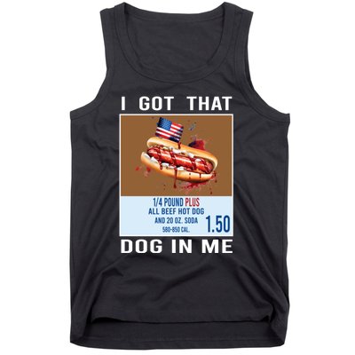 I Got That Dog In Me My Favorite Veteran Is My Dad Usa Flag Tank Top