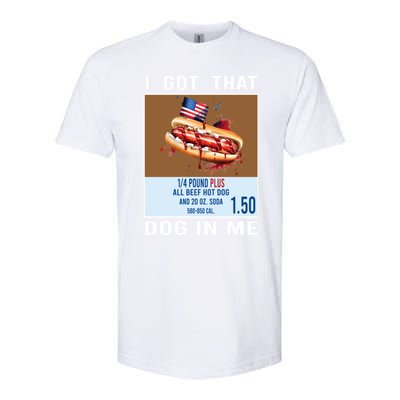 I Got That Dog In Me My Favorite Veteran Is My Dad Usa Flag Softstyle CVC T-Shirt