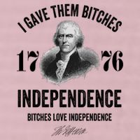 I Gave Them Bitches 1776 Independence Funny Bitches Love Independence 25L Jumbo Tote