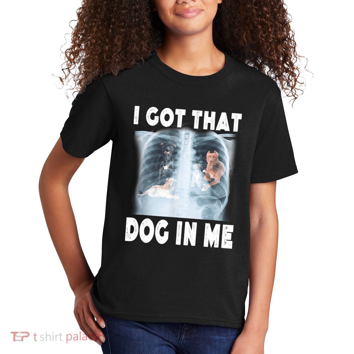 I Got That Dog In Me Xray Meme Funny Friend Kids T-Shirt