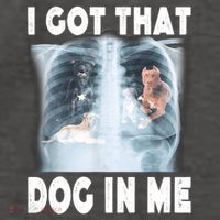 I Got That Dog In Me Xray Meme Funny Friend Vector Backpack
