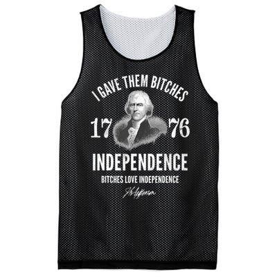 I Gave Them Bitches 1776 Independence Love Independence Mesh Reversible Basketball Jersey Tank