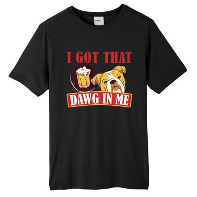 I Got That Dawg In Me Root Beer Dawg  Tall Fusion ChromaSoft Performance T-Shirt