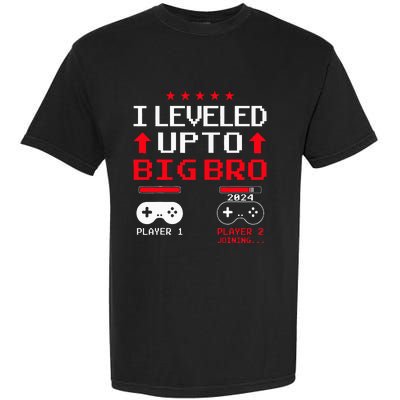 IM Going To Be A Big Brother 2024 I Leveled Up To Big Bro Garment-Dyed Heavyweight T-Shirt