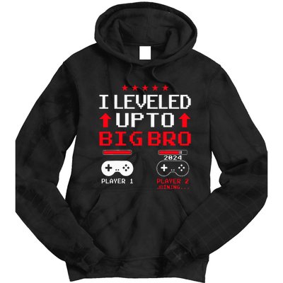 IM Going To Be A Big Brother 2024 I Leveled Up To Big Bro Tie Dye Hoodie