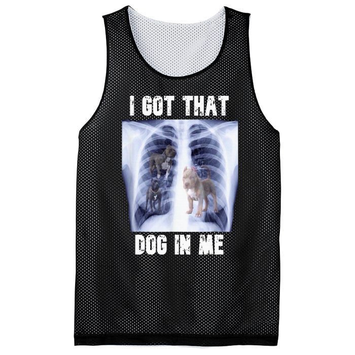 I Got That Dog In Me Xray Mesh Reversible Basketball Jersey Tank