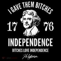 I Gave Them Bitches 1776 Independence Love Independence 16 in Basic Backpack