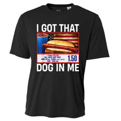 I Got That Dog In Me Hotdogs Combo 4th Of July Flag Vitage Cooling Performance Crew T-Shirt