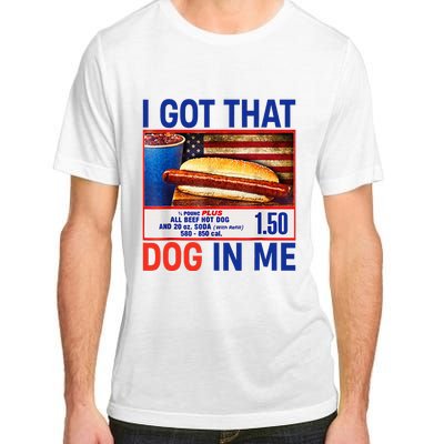 I Got That Dog In Me Hotdogs Combo 4th Of July Flag Vitage Adult ChromaSoft Performance T-Shirt