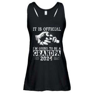 Im Going To Be A Grandpa 2024 Fathers Day Ladies Essential Flowy Tank