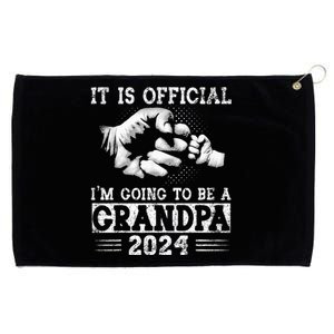 Im Going To Be A Grandpa 2024 Fathers Day Grommeted Golf Towel