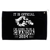 Im Going To Be A Grandpa 2024 Fathers Day Grommeted Golf Towel