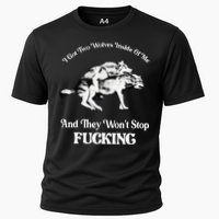 I Got Two Wolves Inside Of Me And They Wont Stop Fuckin Performance Shirt