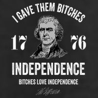 I Gave Them Bitches 1776 Independence Funny Bitches Love Independence 7 Panel Mesh Trucker Snapback Hat