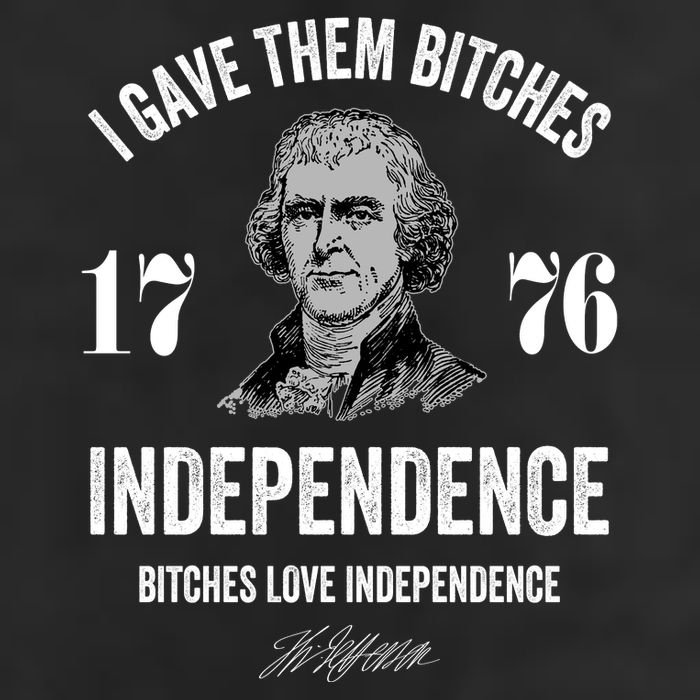 I Gave Them Bitches 1776 Independence Funny Bitches Love Independence 7 Panel Mesh Trucker Snapback Hat