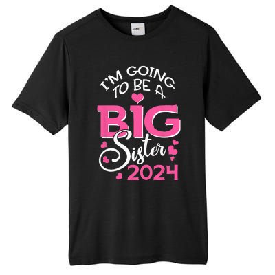 Im Going To Be A Big Sister 2024 Pregnancy Announcement Tall Fusion ChromaSoft Performance T-Shirt