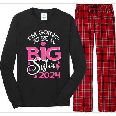 Im Going To Be A Big Sister 2024 Pregnancy Announcement Long Sleeve Pajama Set