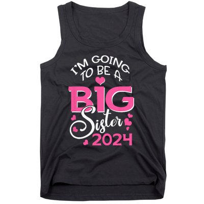 Im Going To Be A Big Sister 2024 Pregnancy Announcement Tank Top