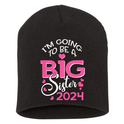 Im Going To Be A Big Sister 2024 Pregnancy Announcement Short Acrylic Beanie