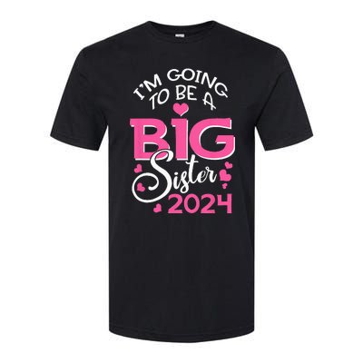 Im Going To Be A Big Sister 2024 Pregnancy Announcement Softstyle CVC T-Shirt