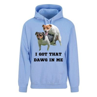 I Got That Dawg In Me Meme Unisex Surf Hoodie