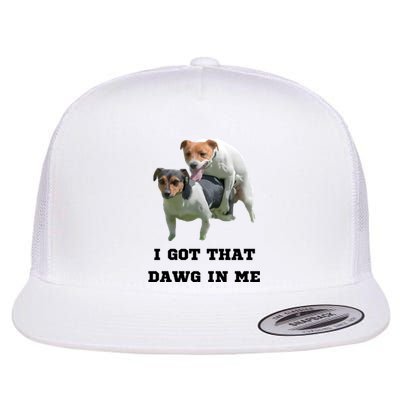 I Got That Dawg In Me Meme Flat Bill Trucker Hat